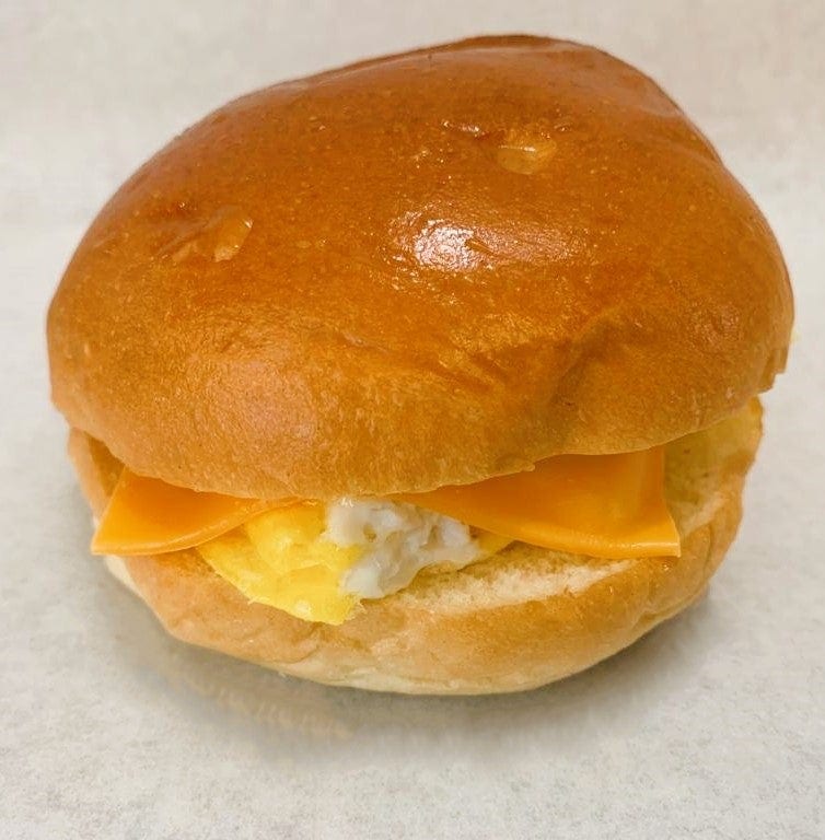 Egg and Cheese on Broiche.