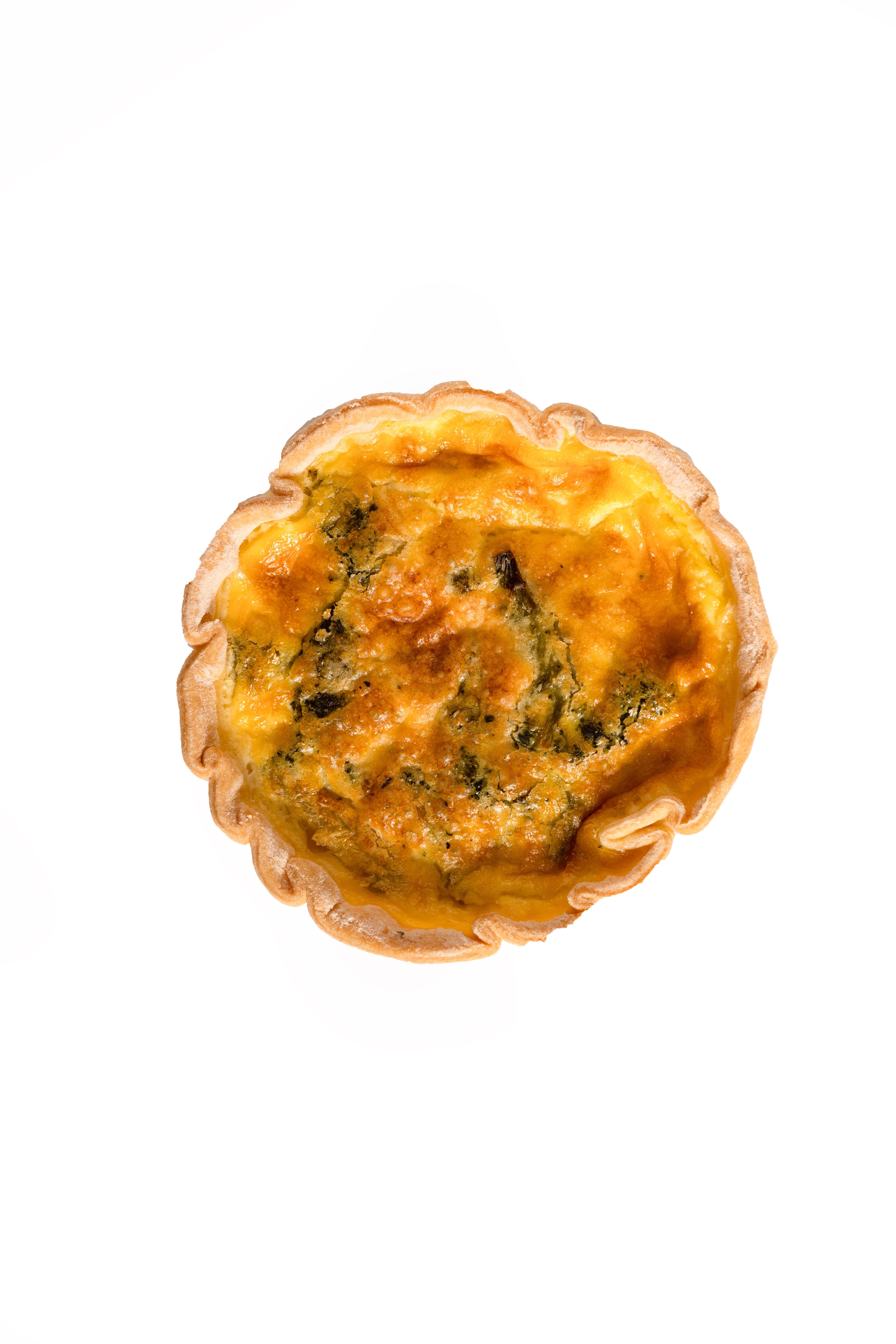 Mushroom Leek Quiche.