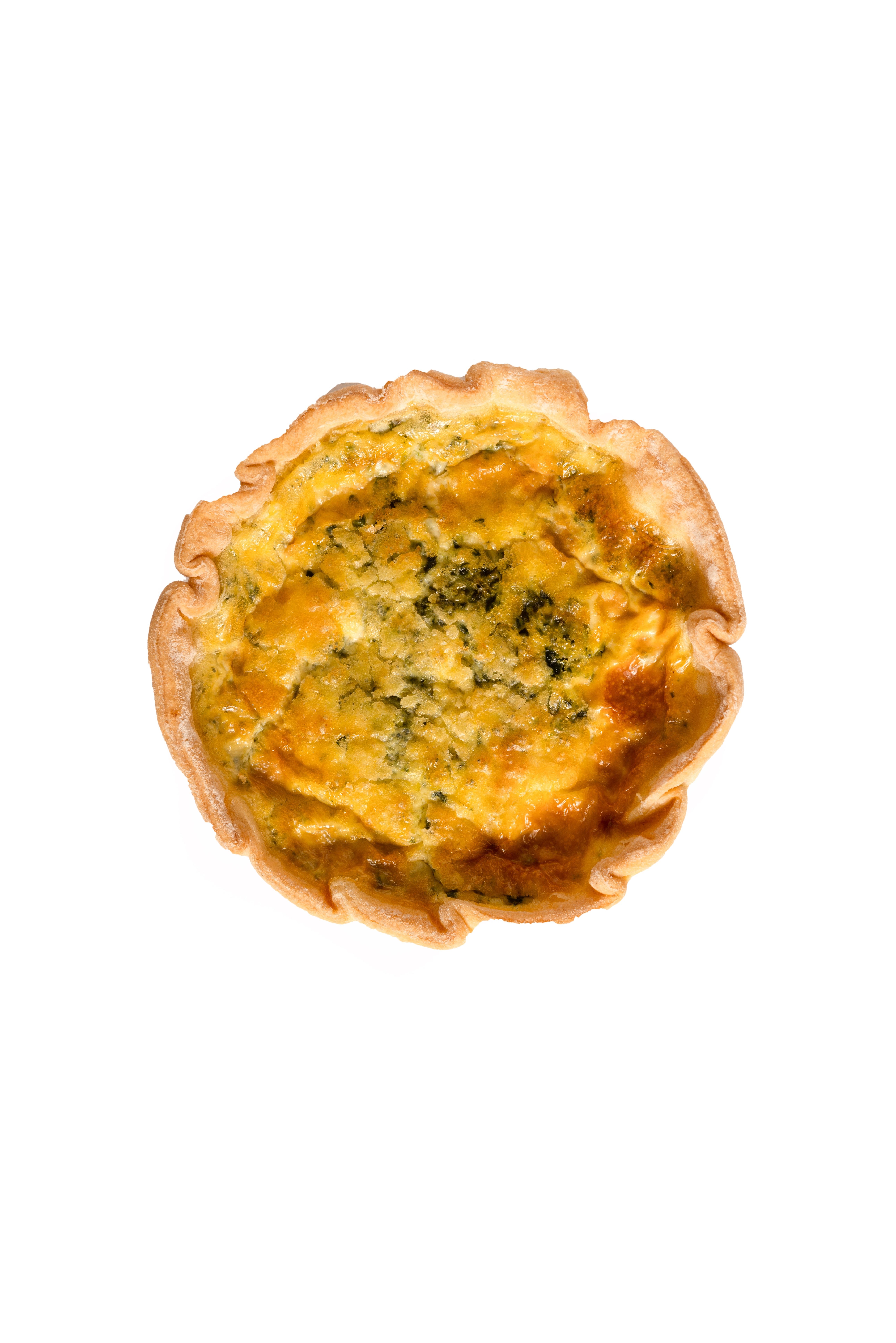 Spinach Feta Cheese Quiche.
